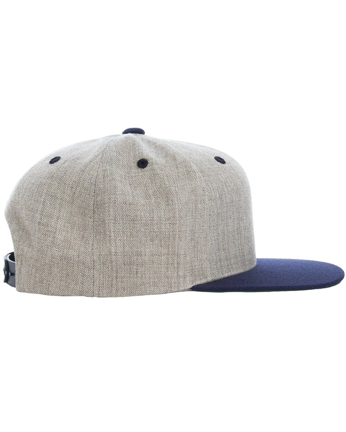 6089MT-Yupoong-HEATHER/ NAVY