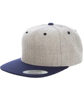 6089MT-Yupoong-HEATHER/ NAVY