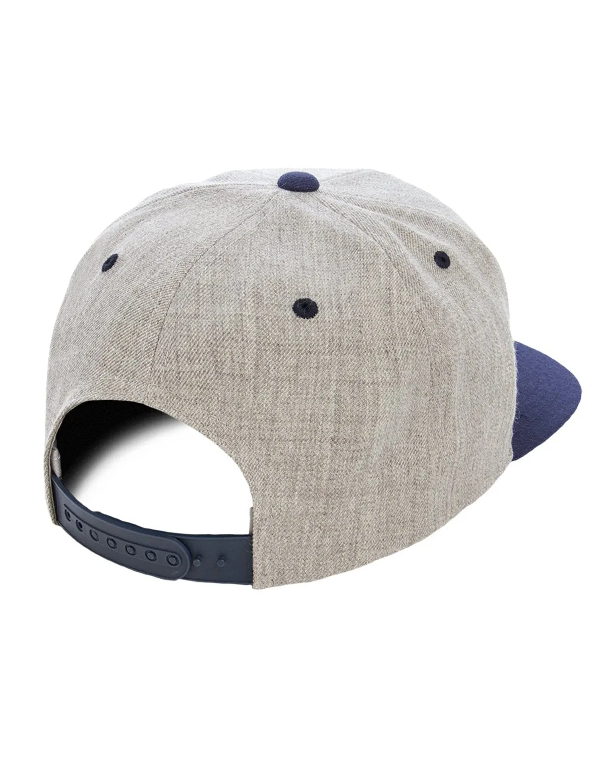 6089MT-Yupoong-HEATHER/ NAVY