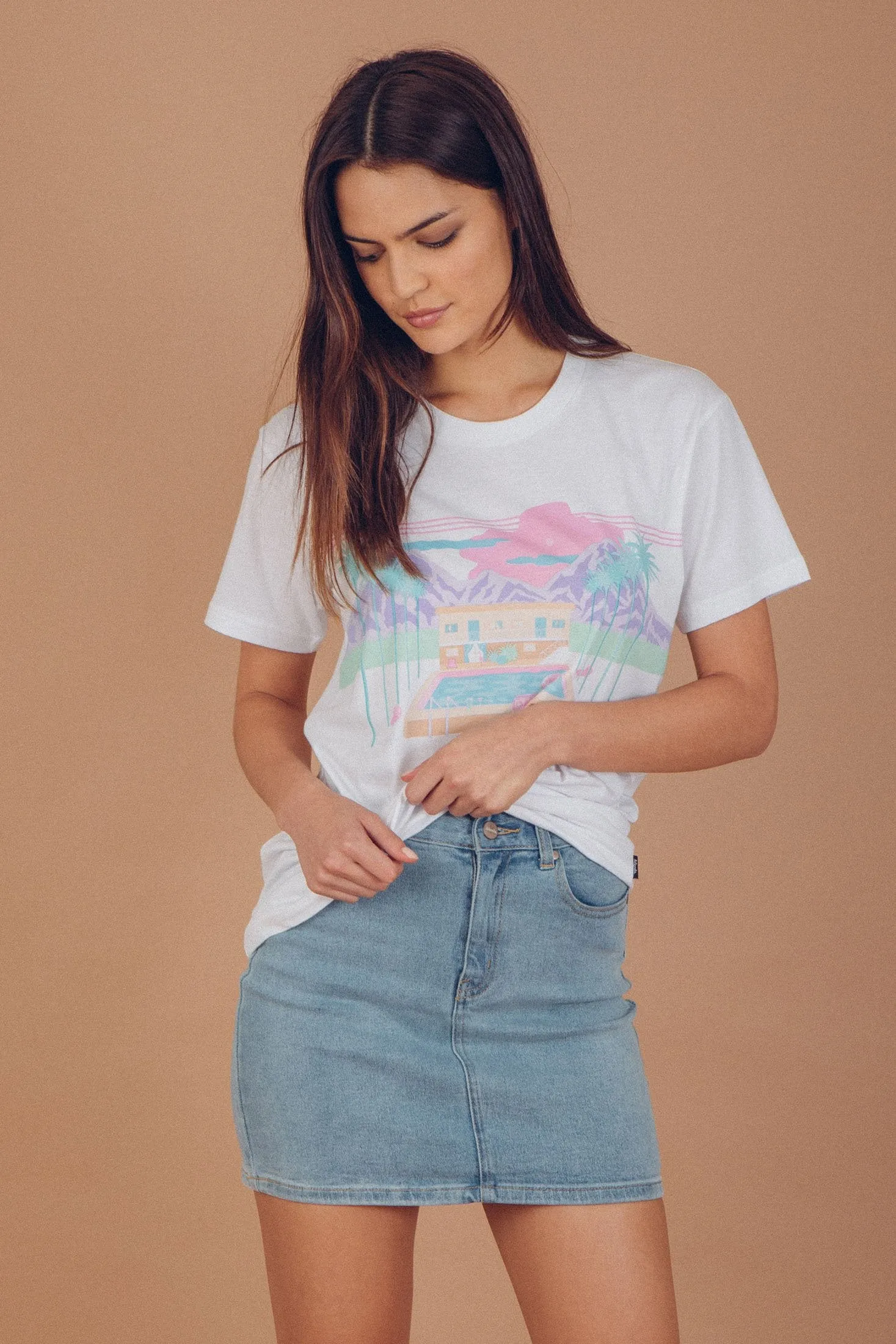 Afends Womens Good Times - Boyfriend Fit Tee