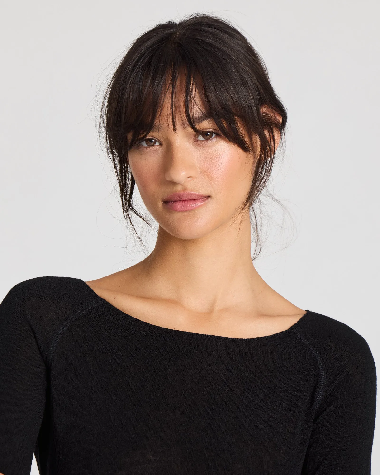 Amalie Wool Top - Black