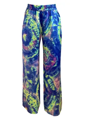 Aura Wide Leg Silk Pajama Pants