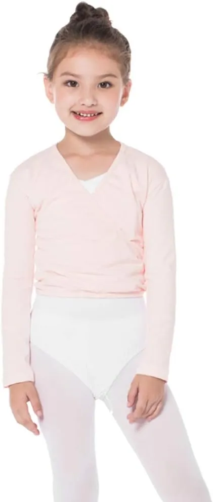 Bezioner Ballet Wrap Top Girls Ballet Sweater Dance Sweater for Girls