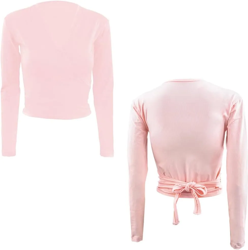 Bezioner Ballet Wrap Top Girls Ballet Sweater Dance Sweater for Girls