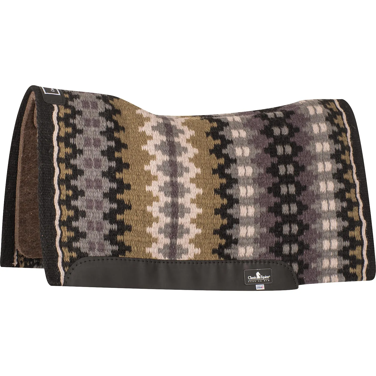 Classic Equine Contour Wool Top Alpaca Saddle Pad