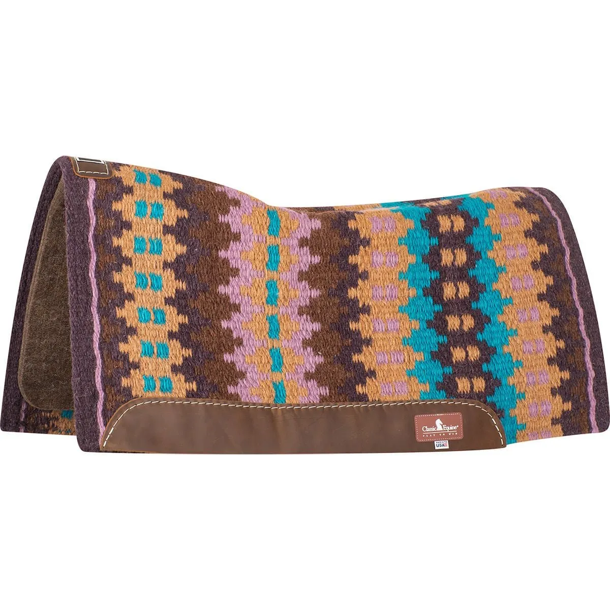 Classic Equine Contour Wool Top Alpaca Saddle Pad