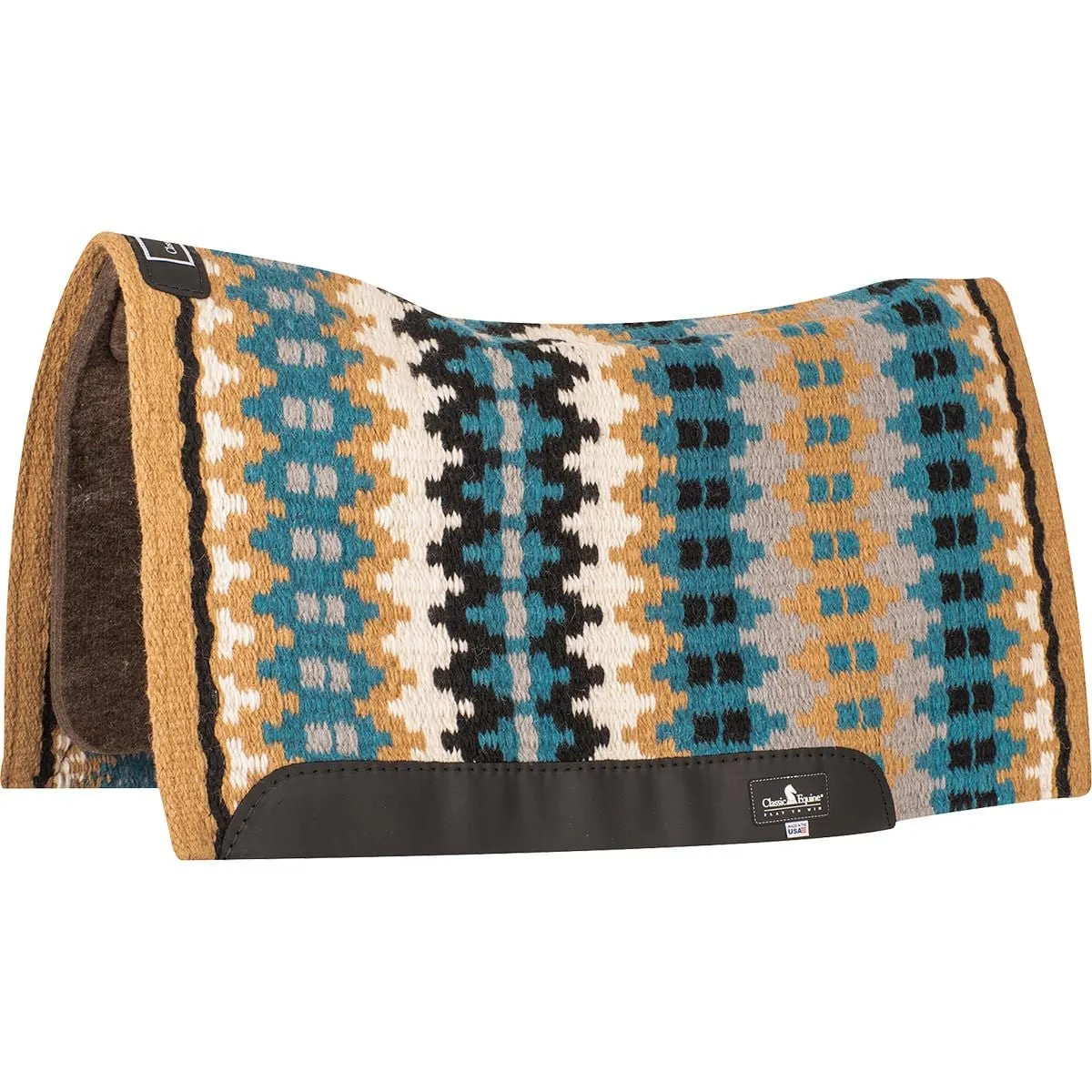 Classic Equine Contour Wool Top Alpaca Saddle Pad