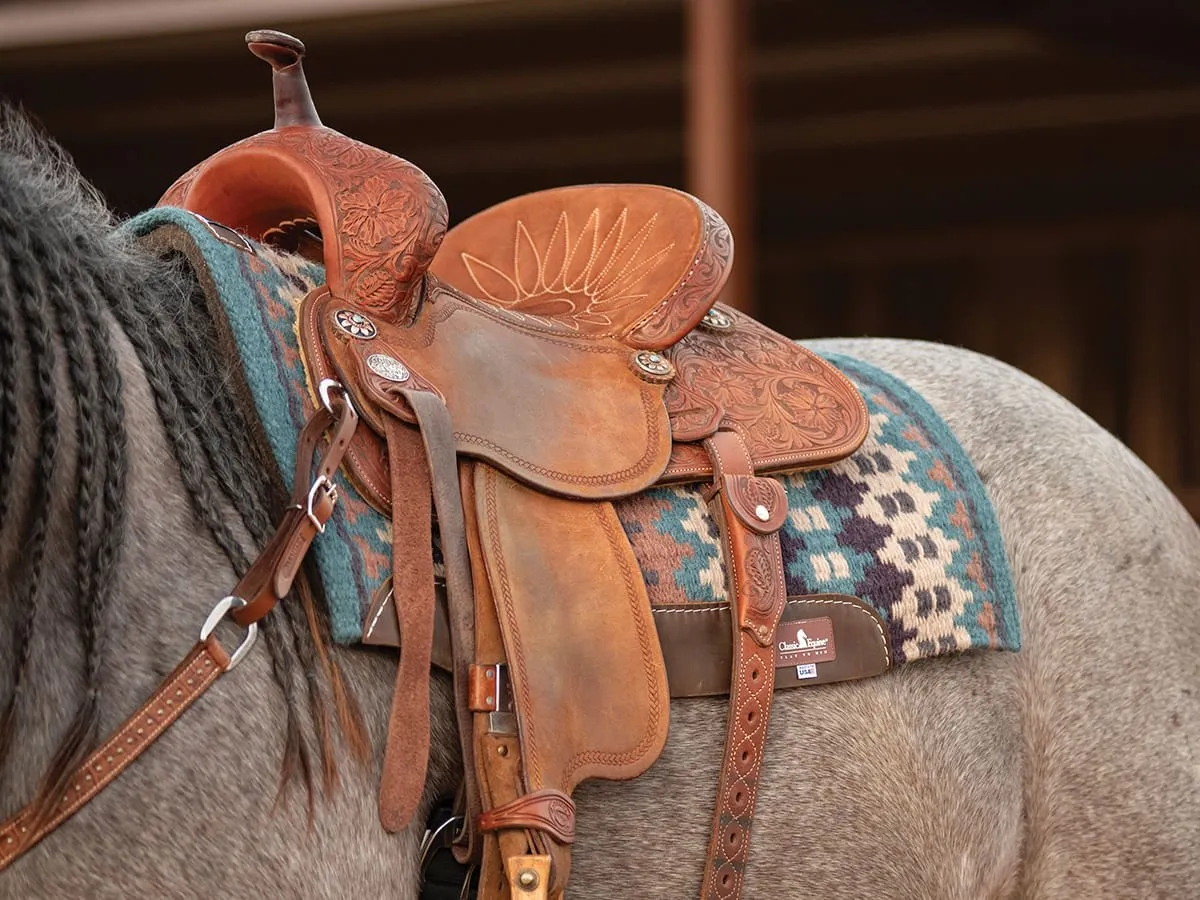 Classic Equine Contour Wool Top Alpaca Saddle Pad