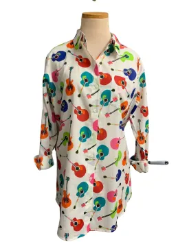 Cream Guitars KikiSol Boyfriend Shirt