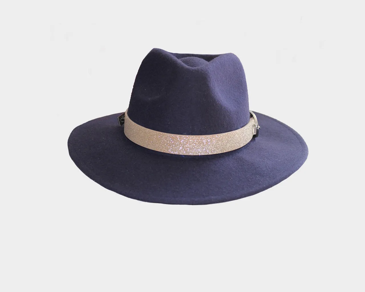 Deep Plum 100% Wool Panama Style Hat - The Aspen