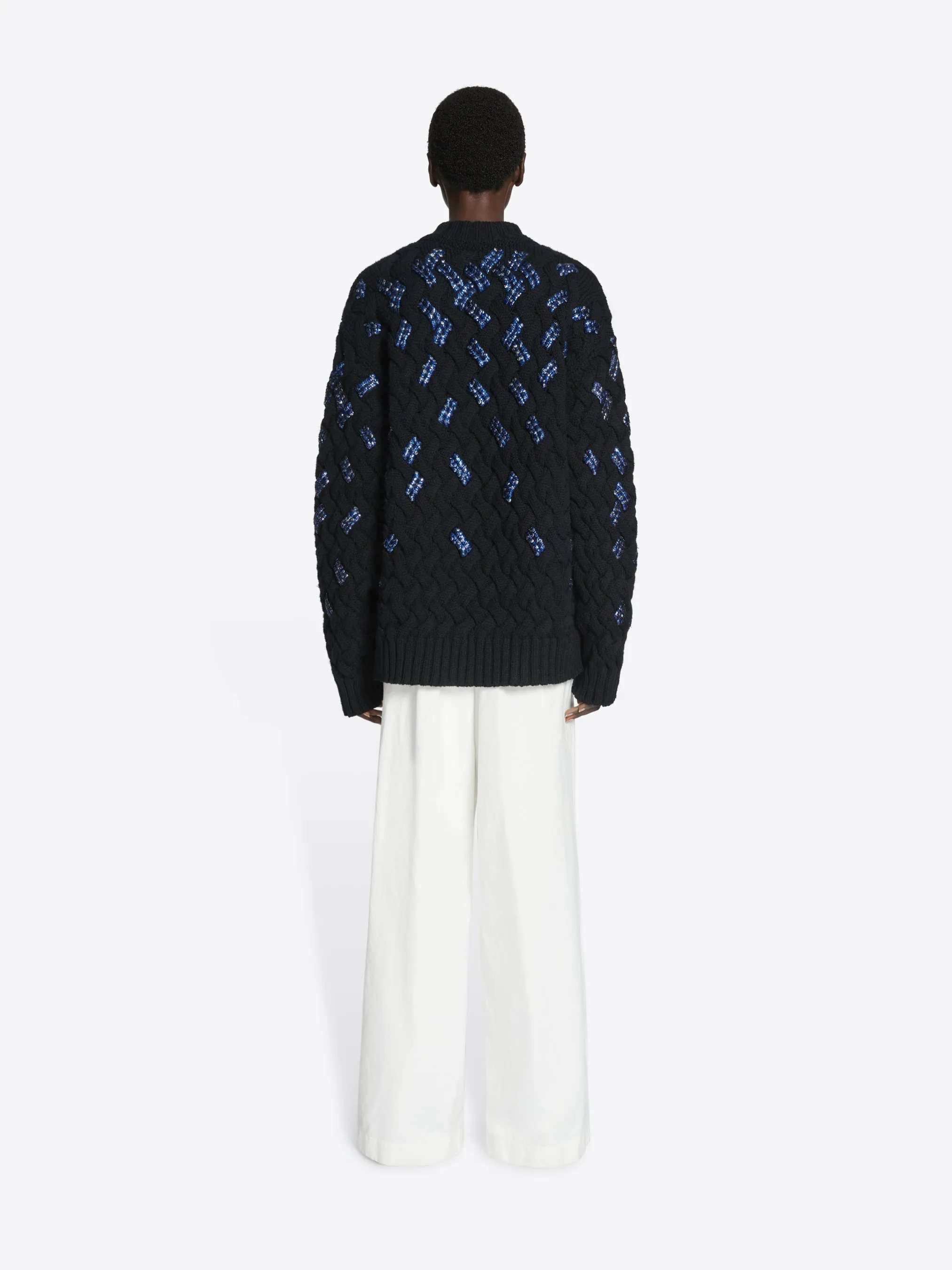 Embellished sweater