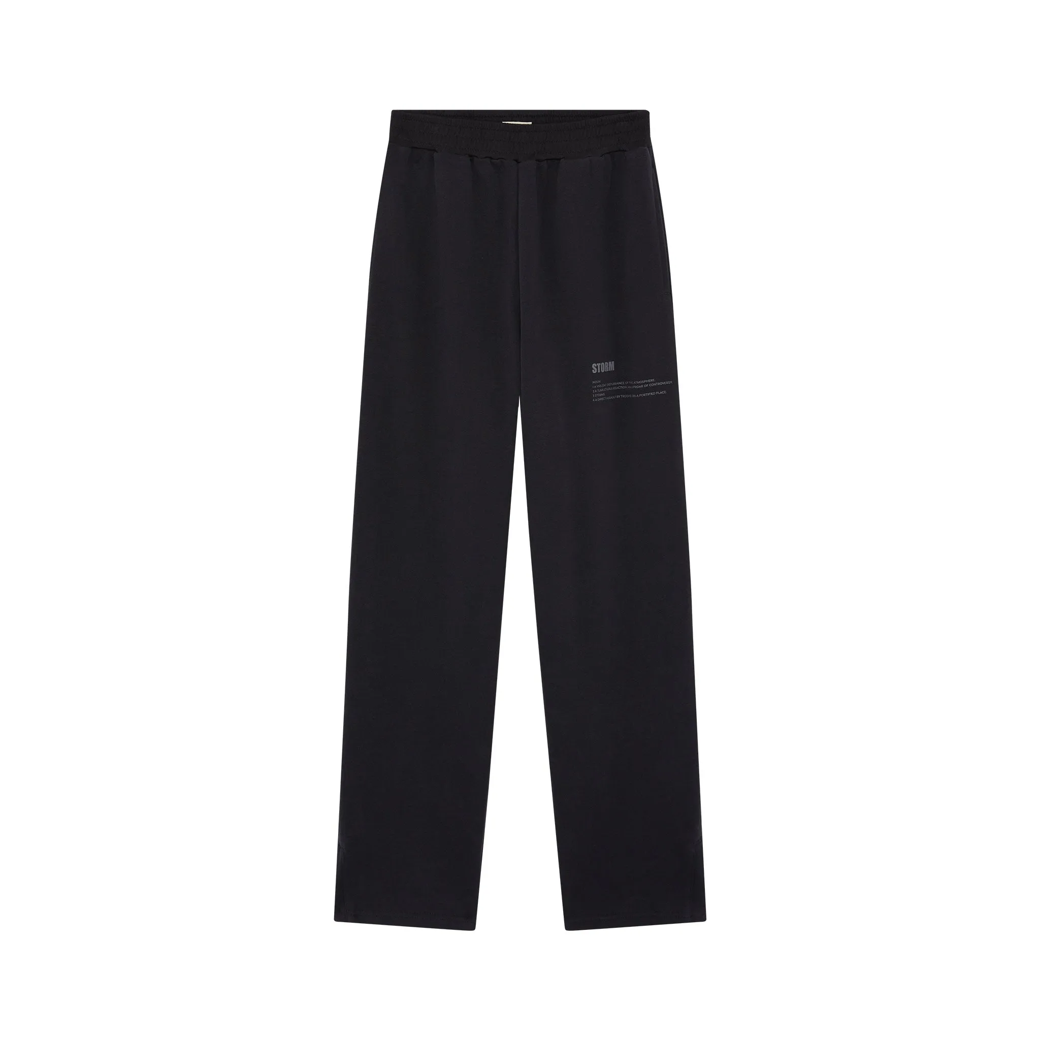 Essential Side Slit Sweatpants Midnight