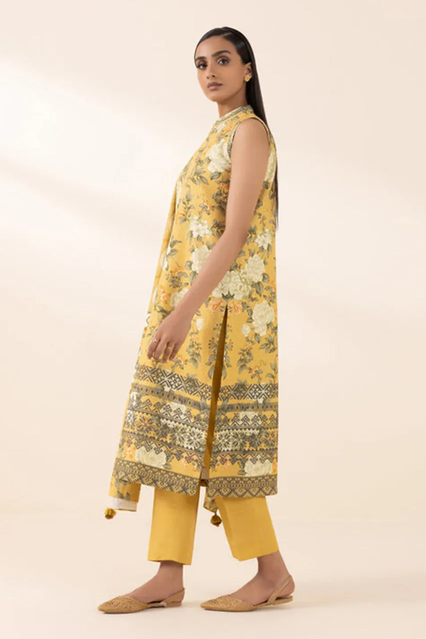 Fall Winter'24 - 2 Piece - Printed Light Khaddar Suit 00U2DDY24V81