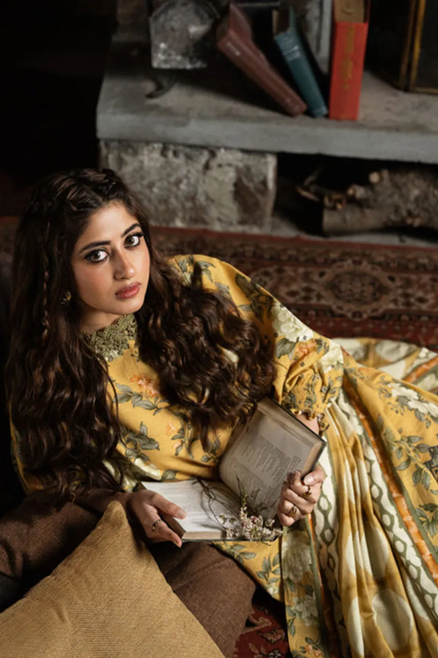 Fall Winter'24 - 2 Piece - Printed Light Khaddar Suit 00U2DDY24V81
