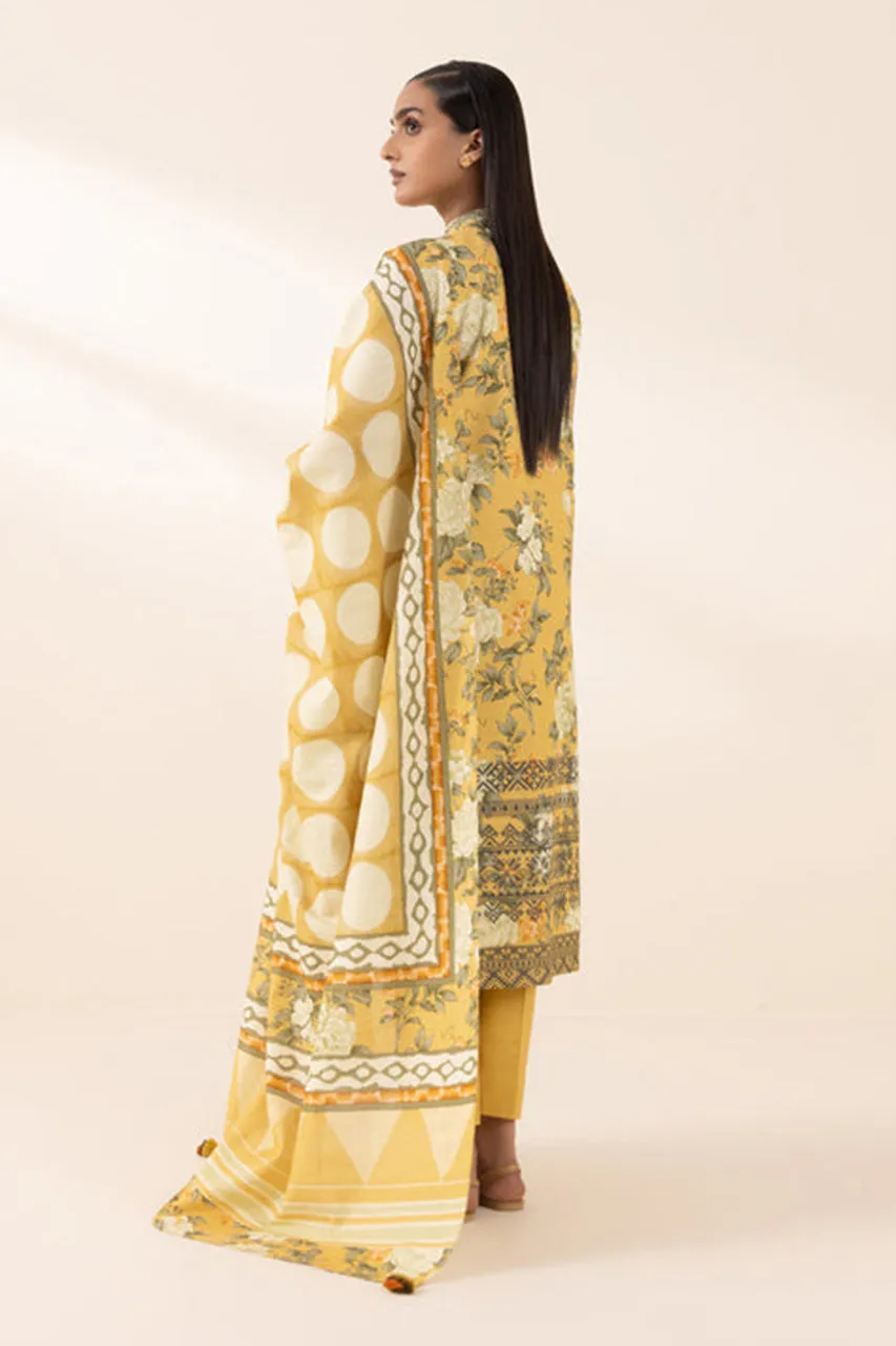 Fall Winter'24 - 2 Piece - Printed Light Khaddar Suit 00U2DDY24V81