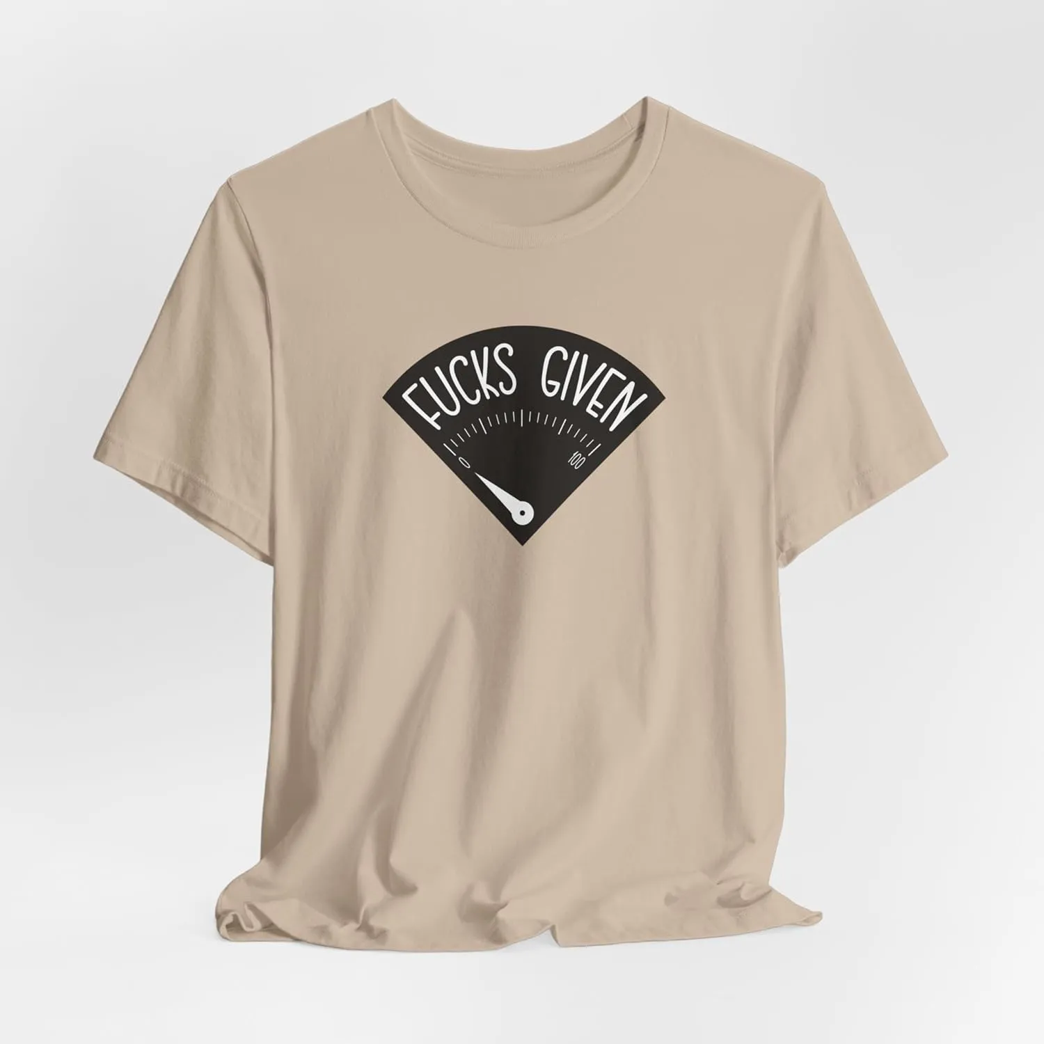 F*CKS Given Gauge Sarcastic Graphic T-Shirt  Humor for Adults