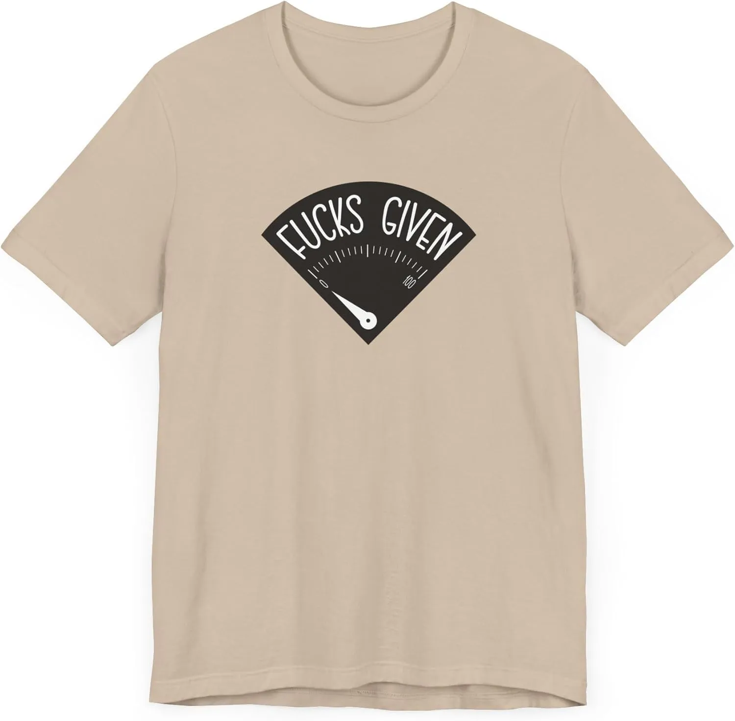 F*CKS Given Gauge Sarcastic Graphic T-Shirt  Humor for Adults