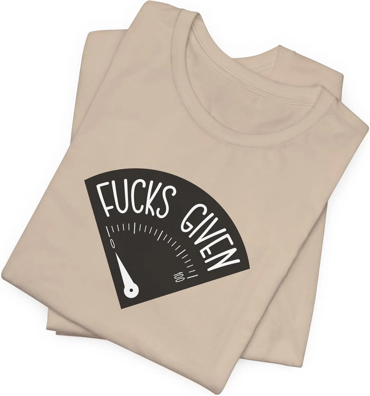 F*CKS Given Gauge Sarcastic Graphic T-Shirt  Humor for Adults