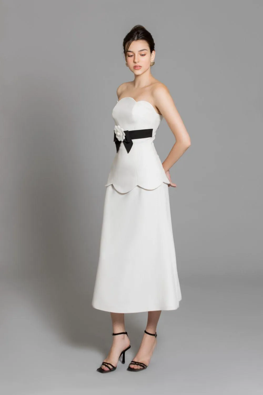Inaya Hourglass Sleeveless Wool Top