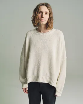 Ivory Wool & Silk Grohl Top