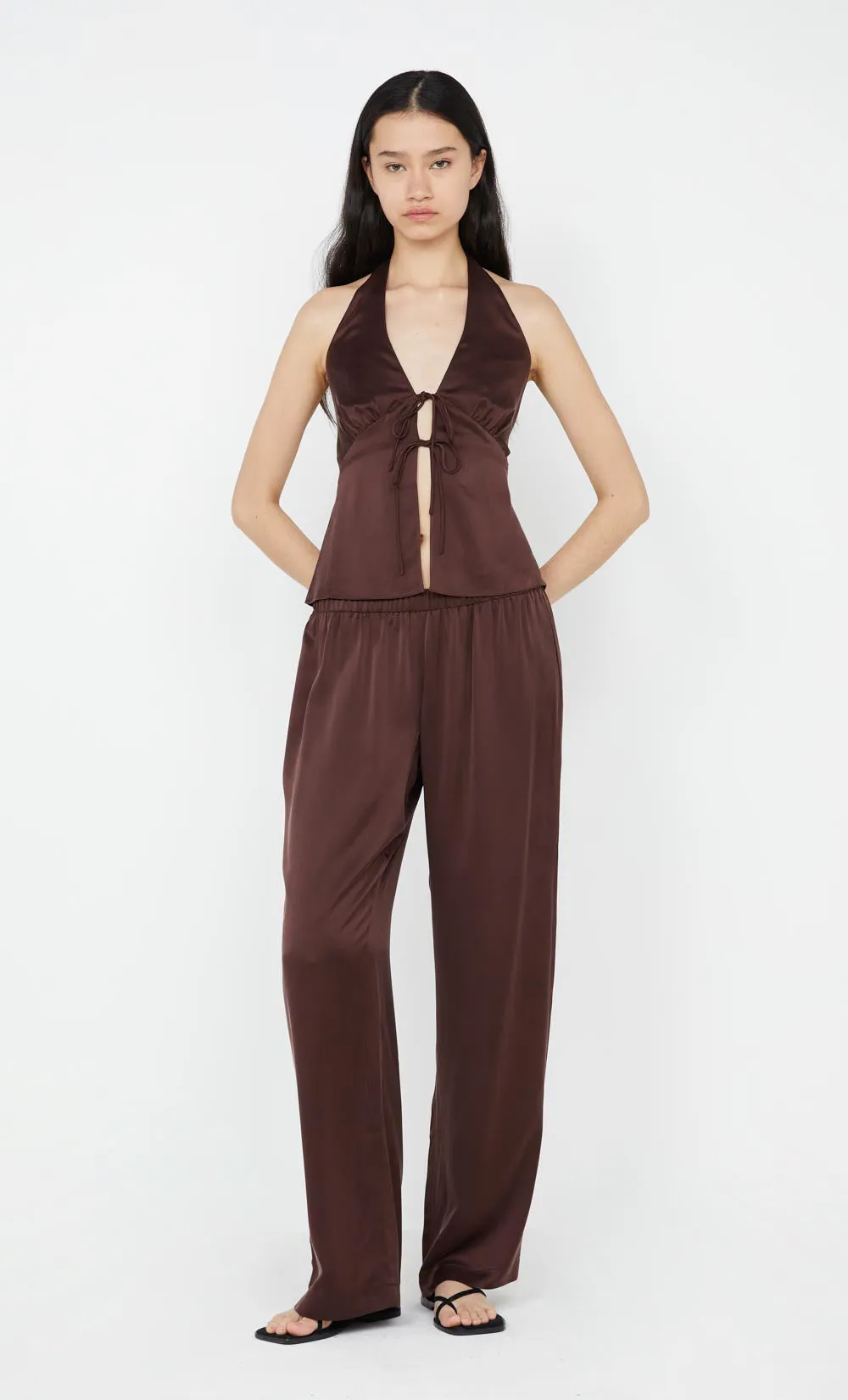 KAIA PANT - CHOC PLUM