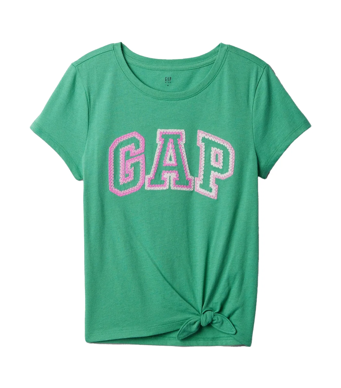 Kids Knot-Tie Graphic T-Shirt Bright Meadow