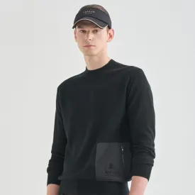Lanvin Blanc Wool Pocket Top