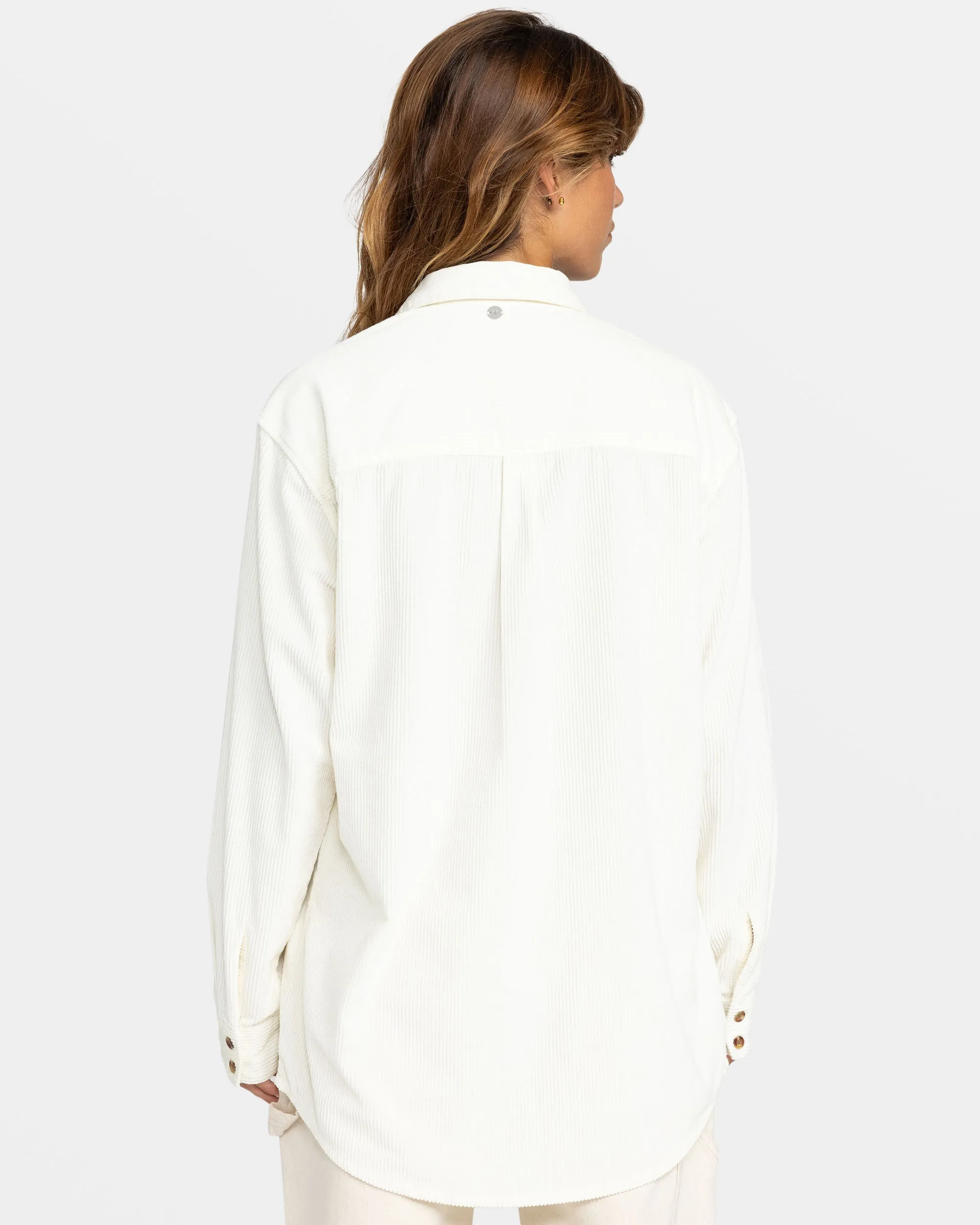 Let It Go Long Sleeve Shirt - Egret