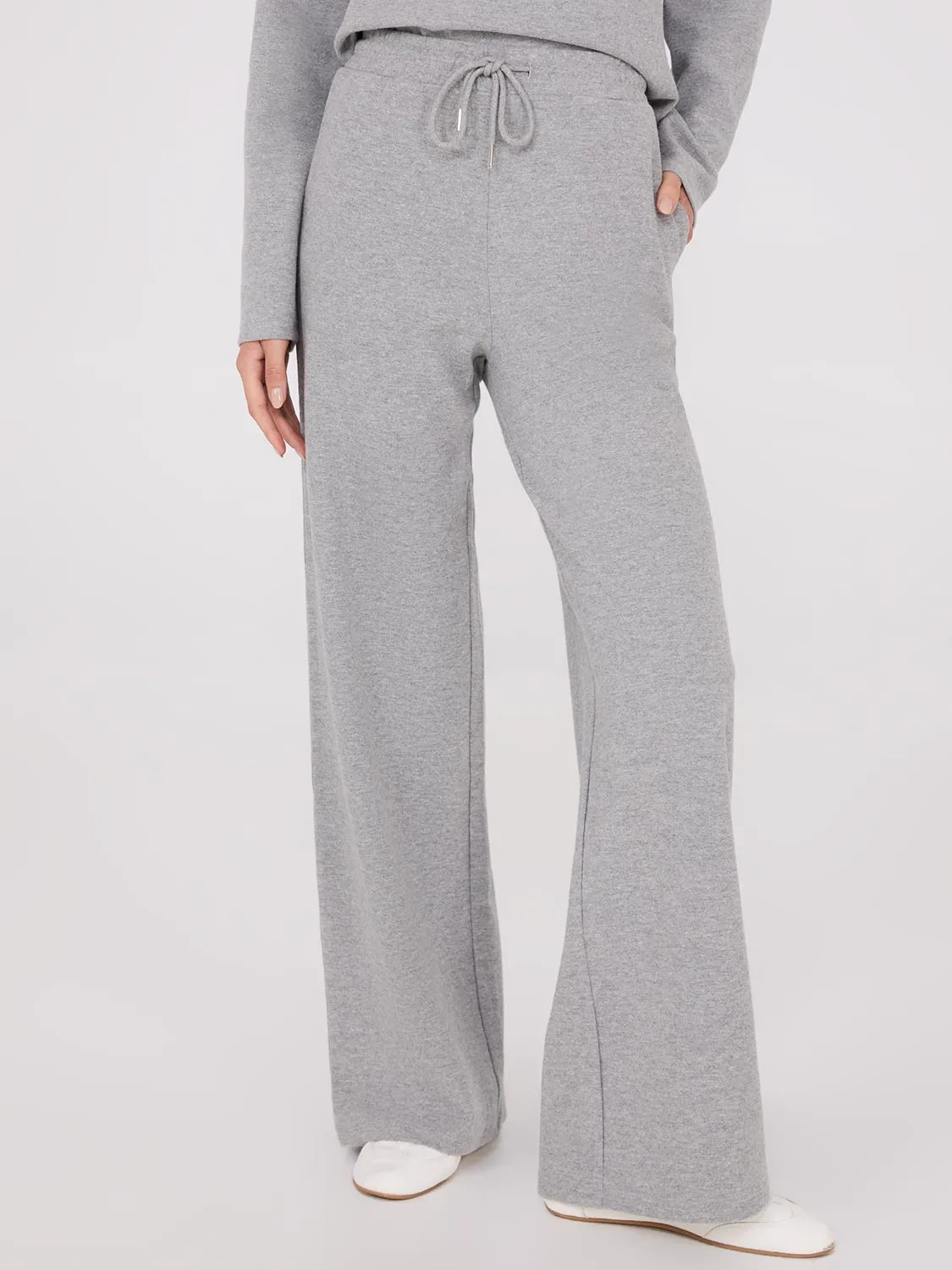Melange Brushed Ribbed Pants