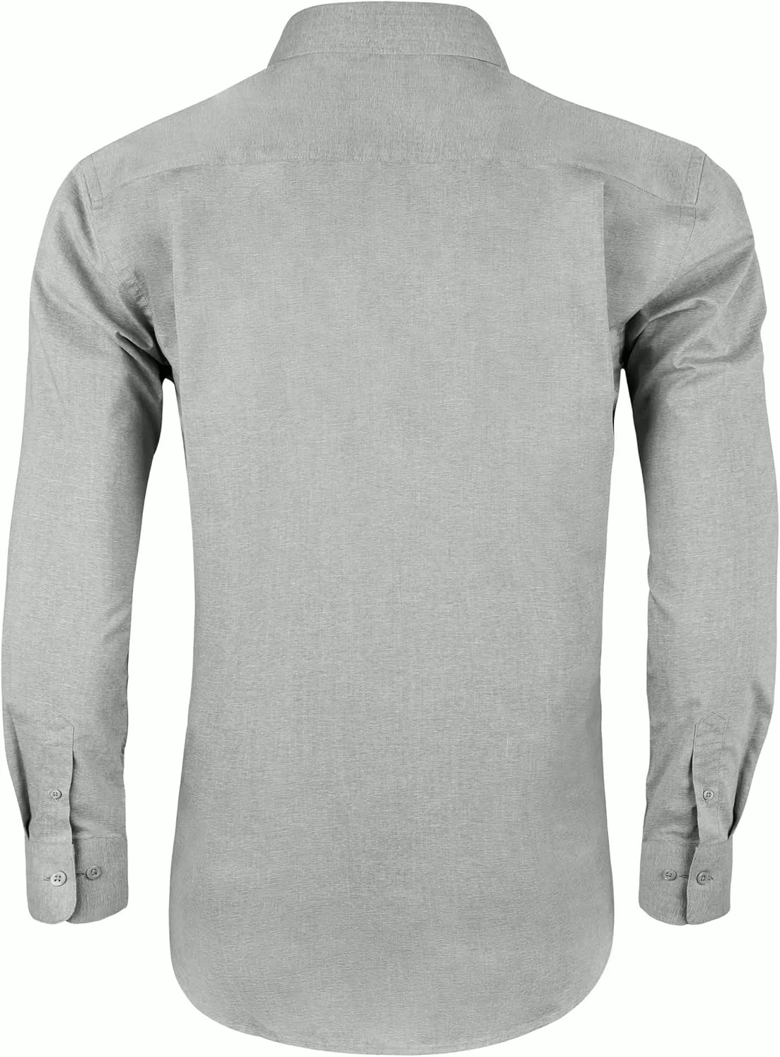 Men's Dress Shirt Long Sleeve Stretch Wrinkle-Resistant Formal Shirt Business Casual Heather Button Down Shirts