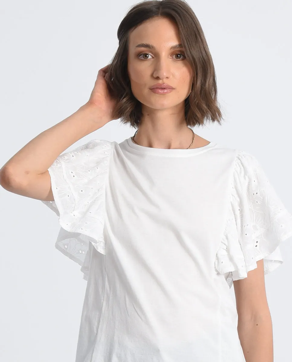 Molly Bracken Knitted Short Sleeve Tee