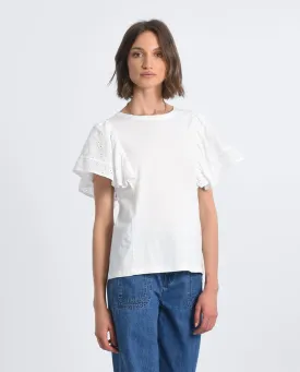 Molly Bracken Knitted Short Sleeve Tee