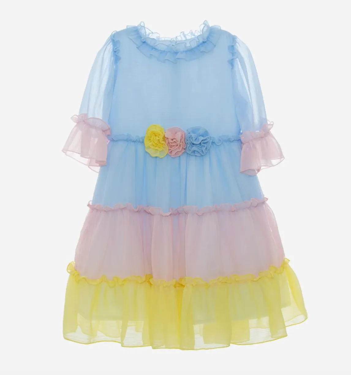 Multicolor Chiffon Dress