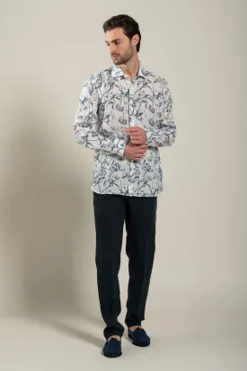 Natural Printed Slim Fit Shirt