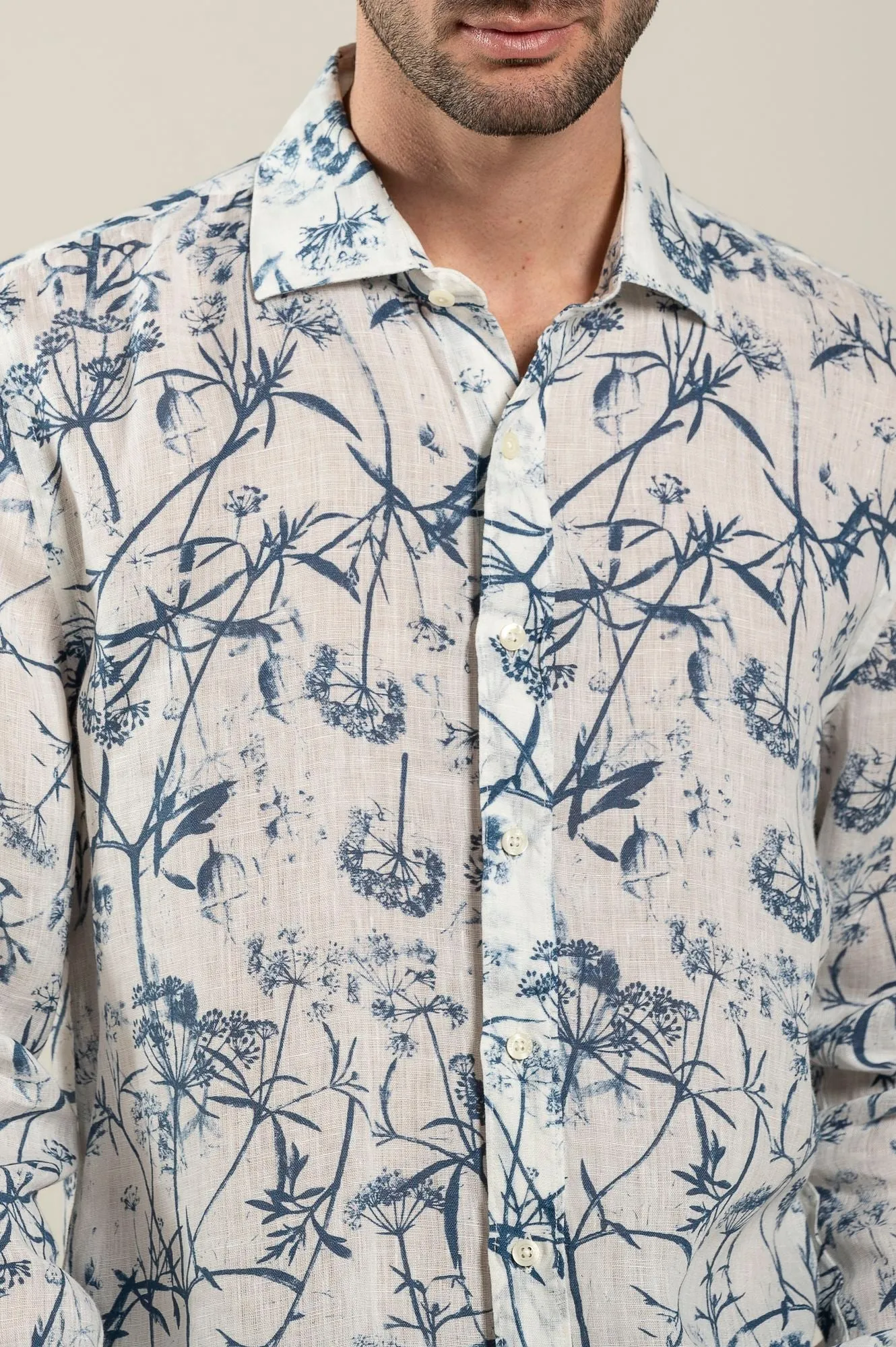 Natural Printed Slim Fit Shirt