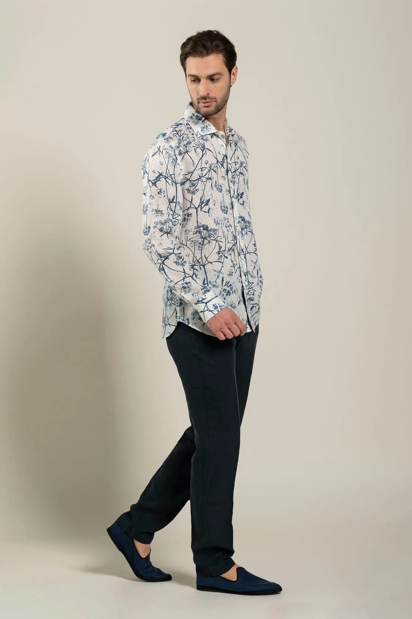 Natural Printed Slim Fit Shirt