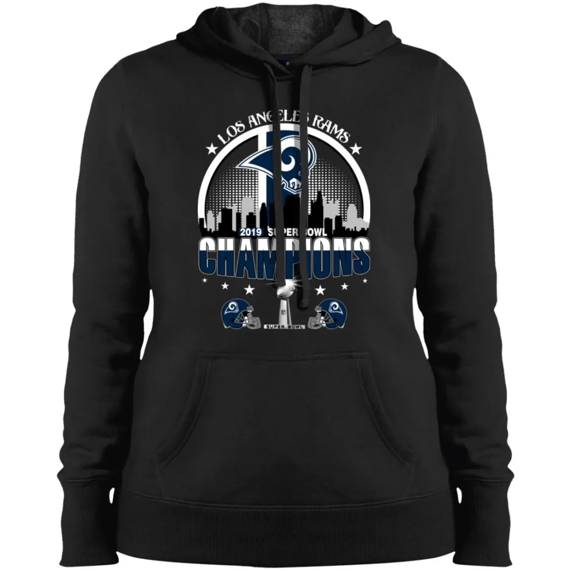 Nfl – Los Angeles Rams 2019 Super Bowl Champions Football Women Hooded Sweatshirt