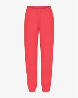 Organic Sweatpants - Red Tangerine