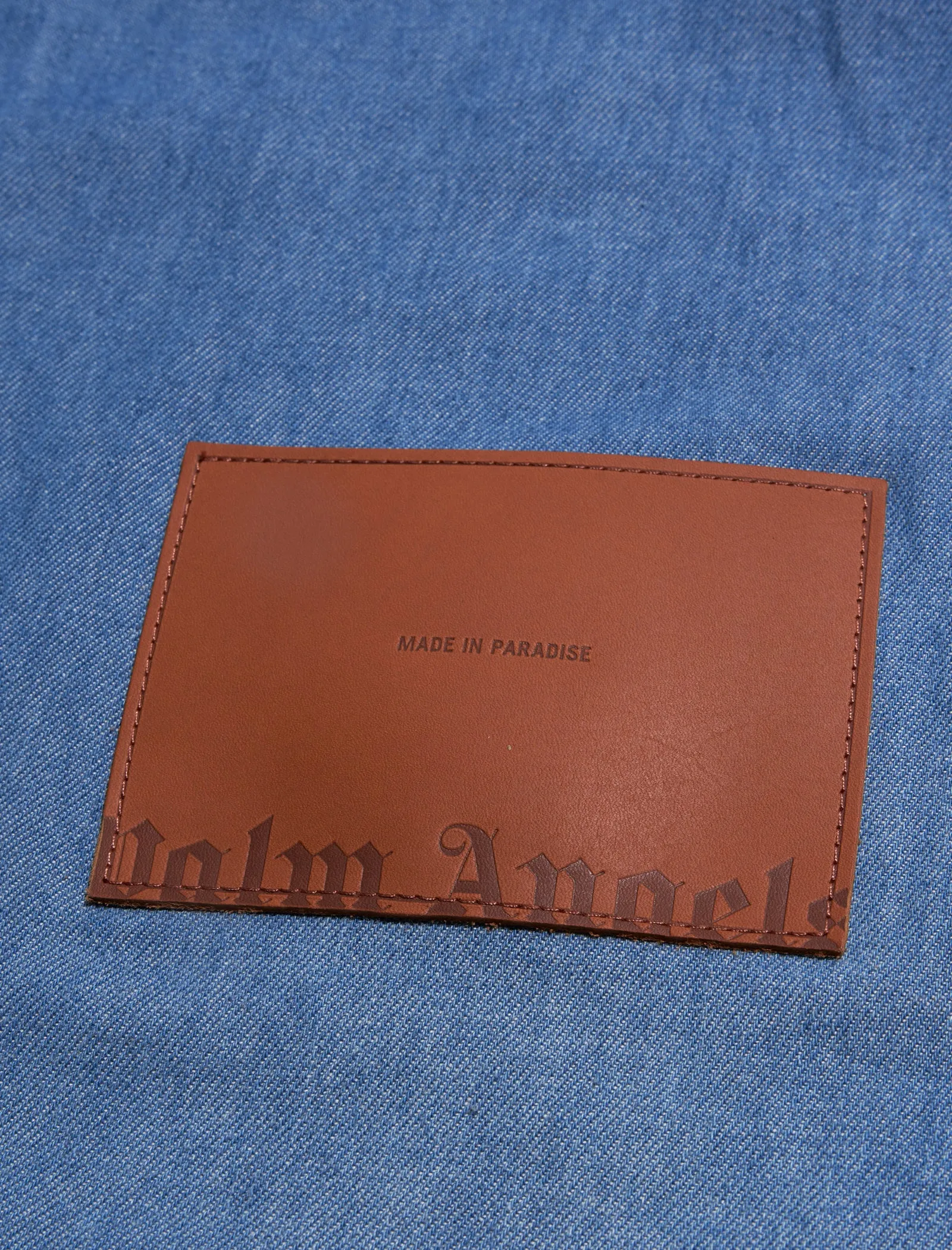 PA MONOGRAM DENIM SHIRT