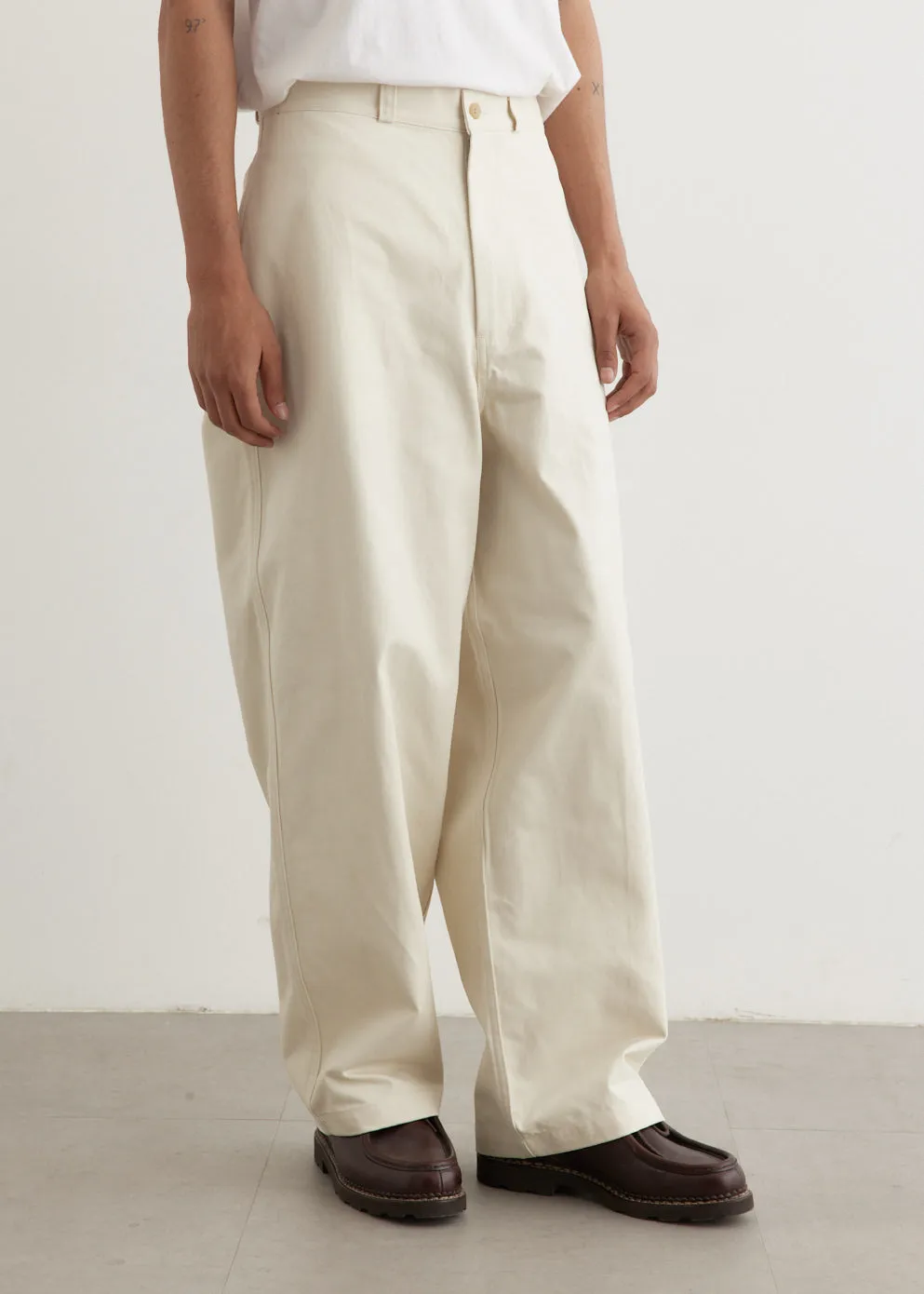 Peach Skin Wide Pants