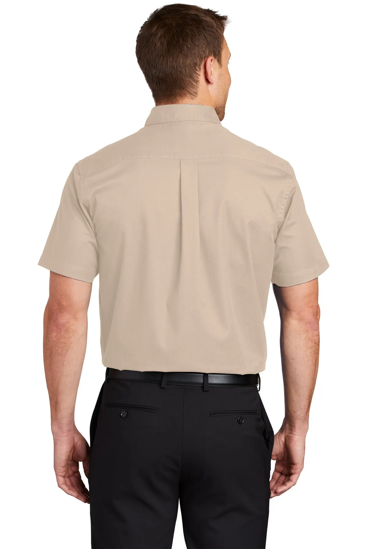 Port Authority Short Sleeve Easy Care Custom Shirts, Stone