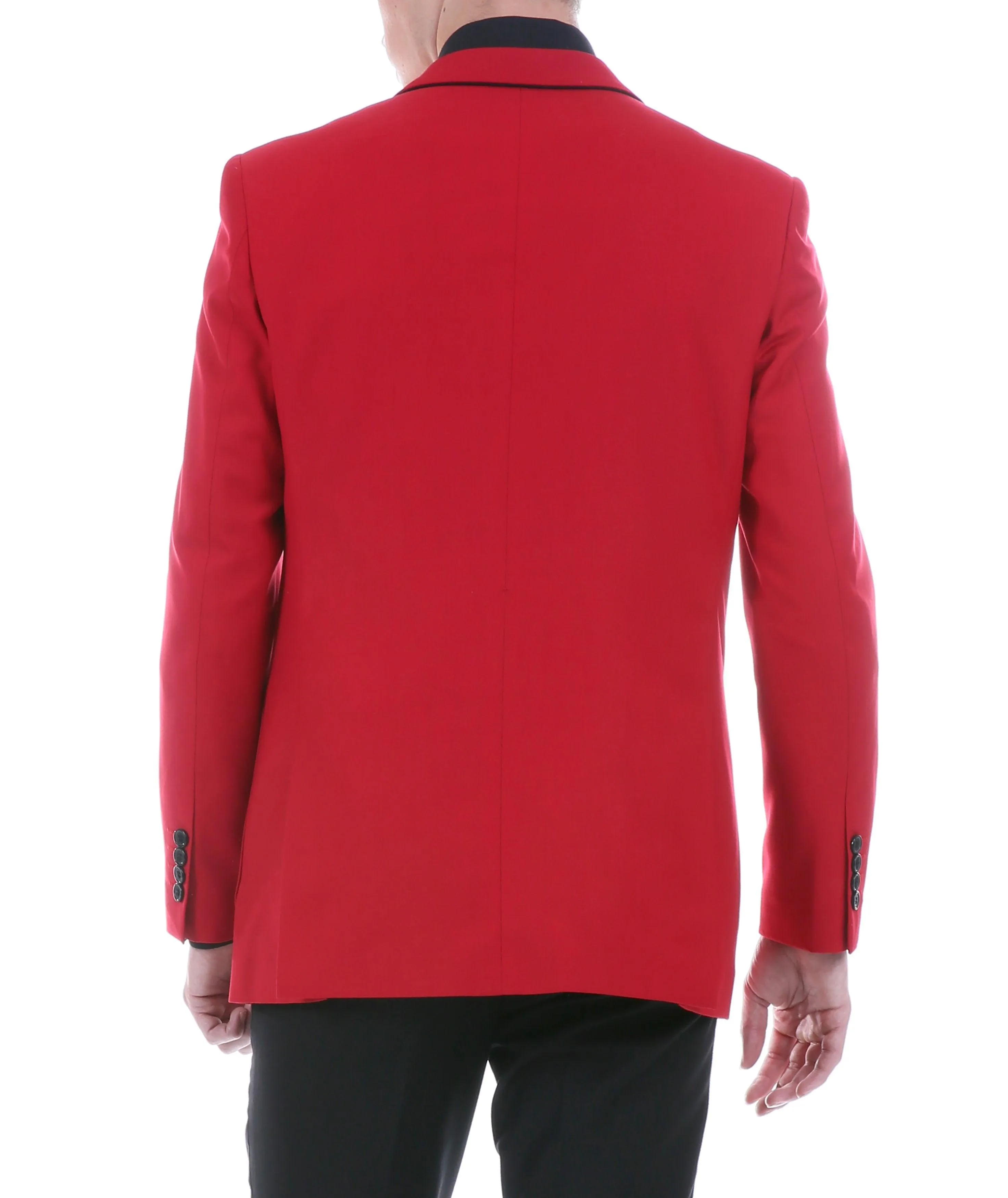 Porter Red Men's Slim Fit Blazer
