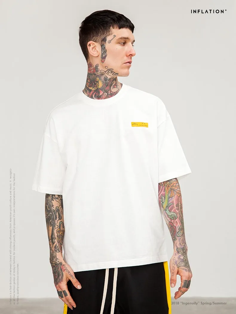 Premium Long Ribbon Cotton T-Shirt