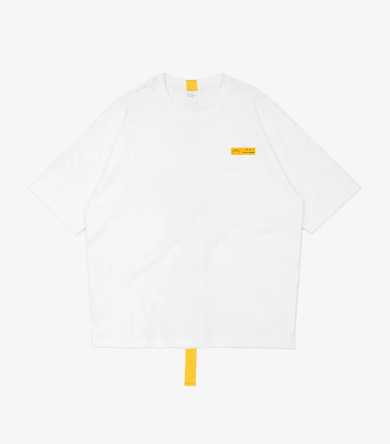 Premium Long Ribbon Cotton T-Shirt