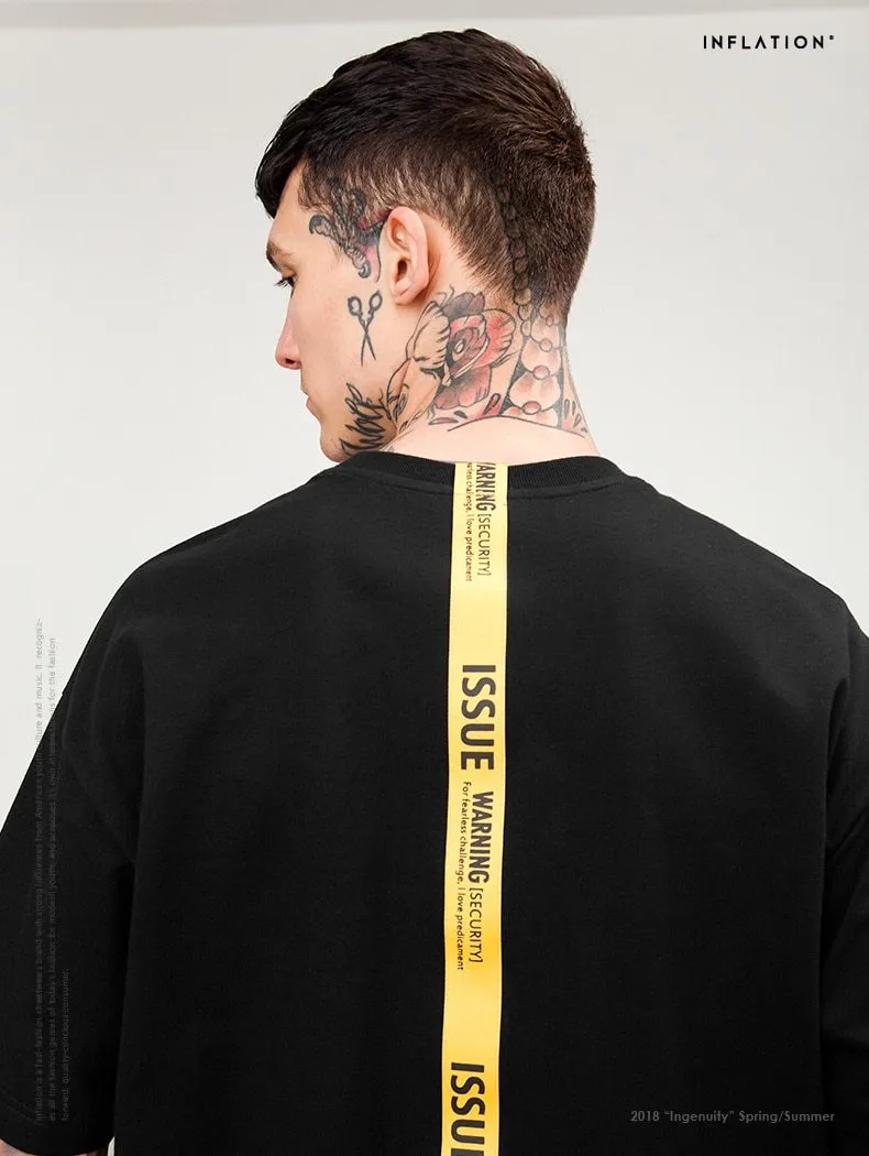 Premium Long Ribbon Cotton T-Shirt