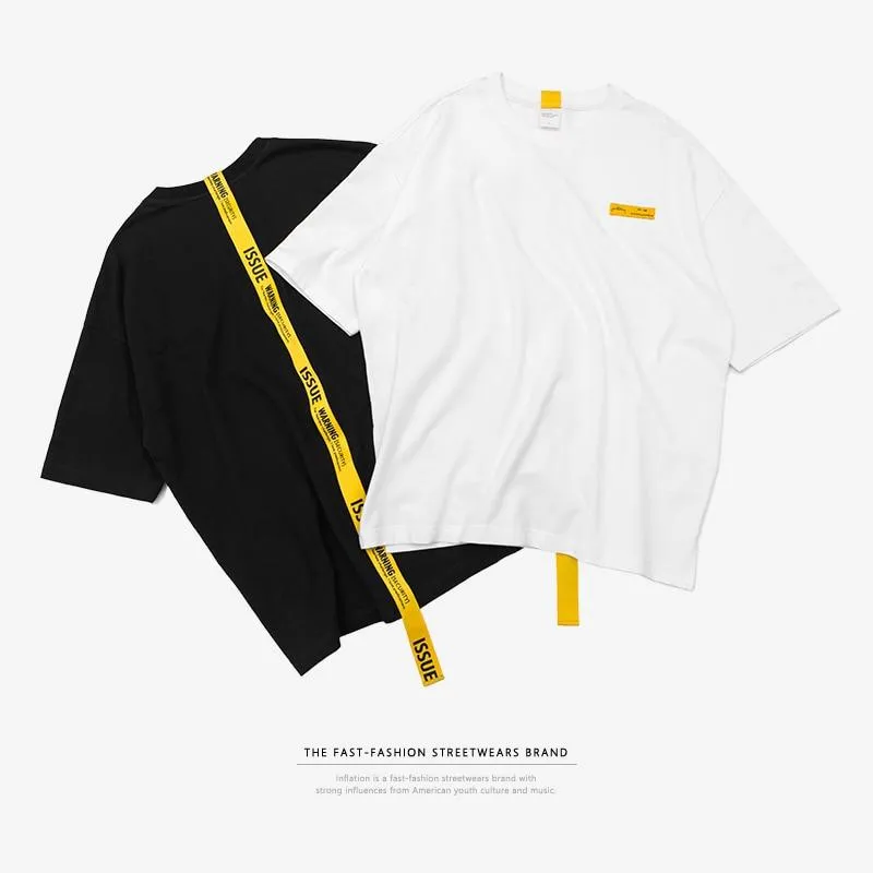 Premium Long Ribbon Cotton T-Shirt