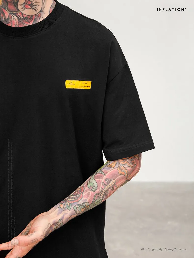 Premium Long Ribbon Cotton T-Shirt