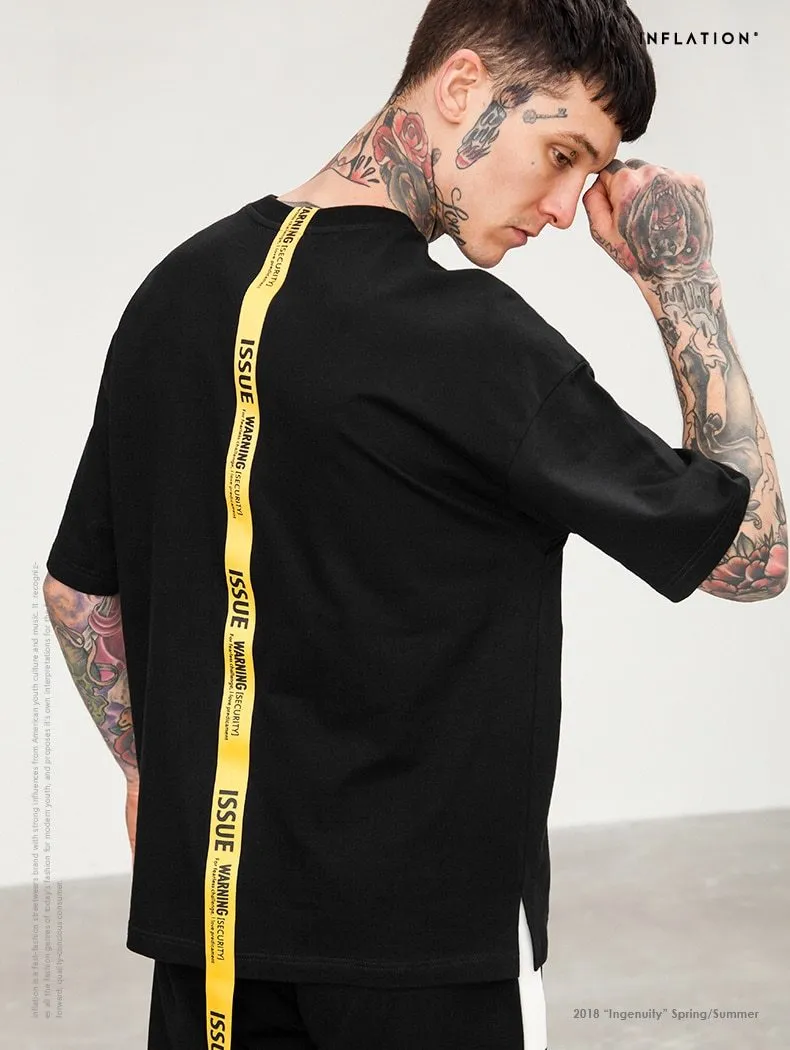 Premium Long Ribbon Cotton T-Shirt
