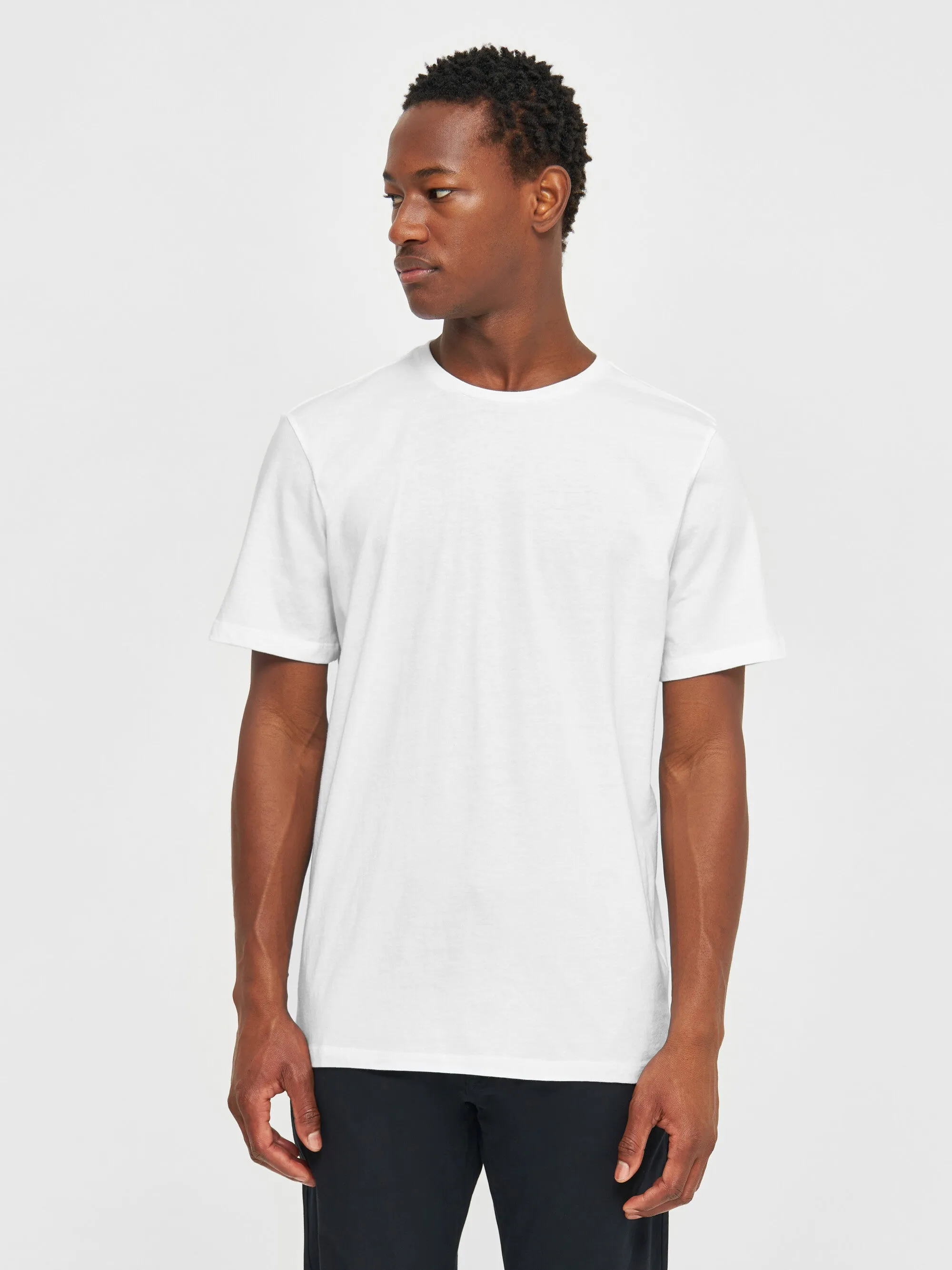 Regular fit Basic tee - Bright White