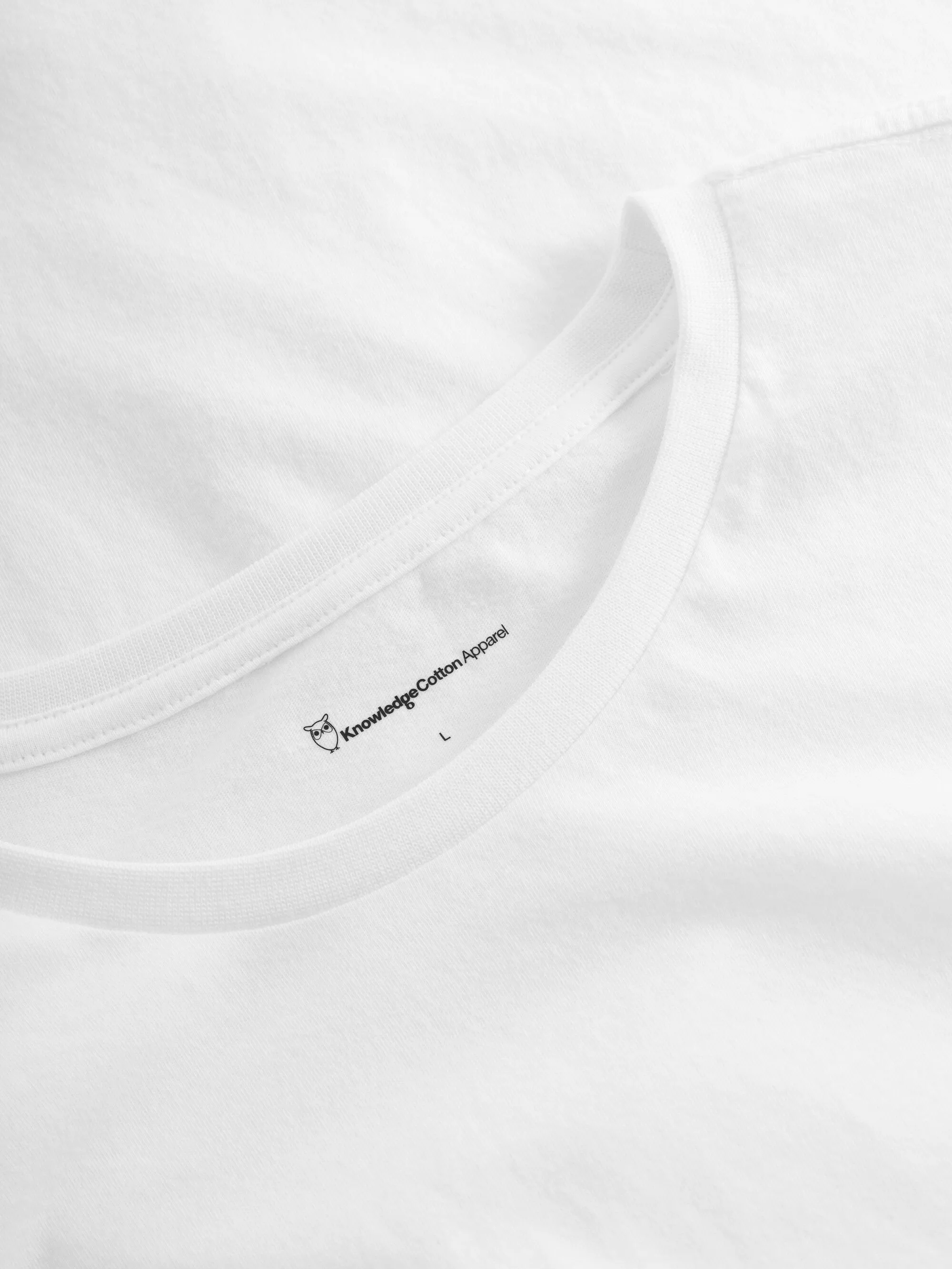 Regular fit Basic tee - Bright White